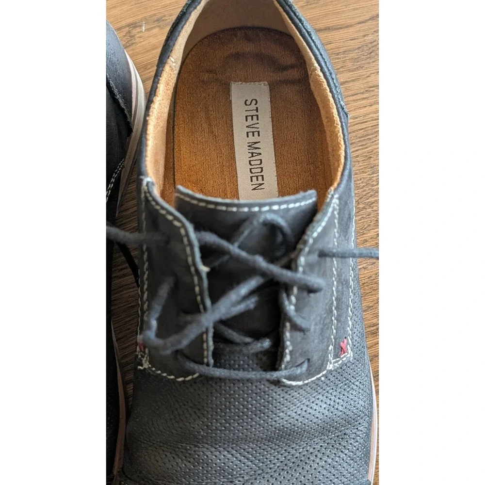 Steve Madden Men's dress shoes, Catalyst, black, Men's Size 9 Lace Up